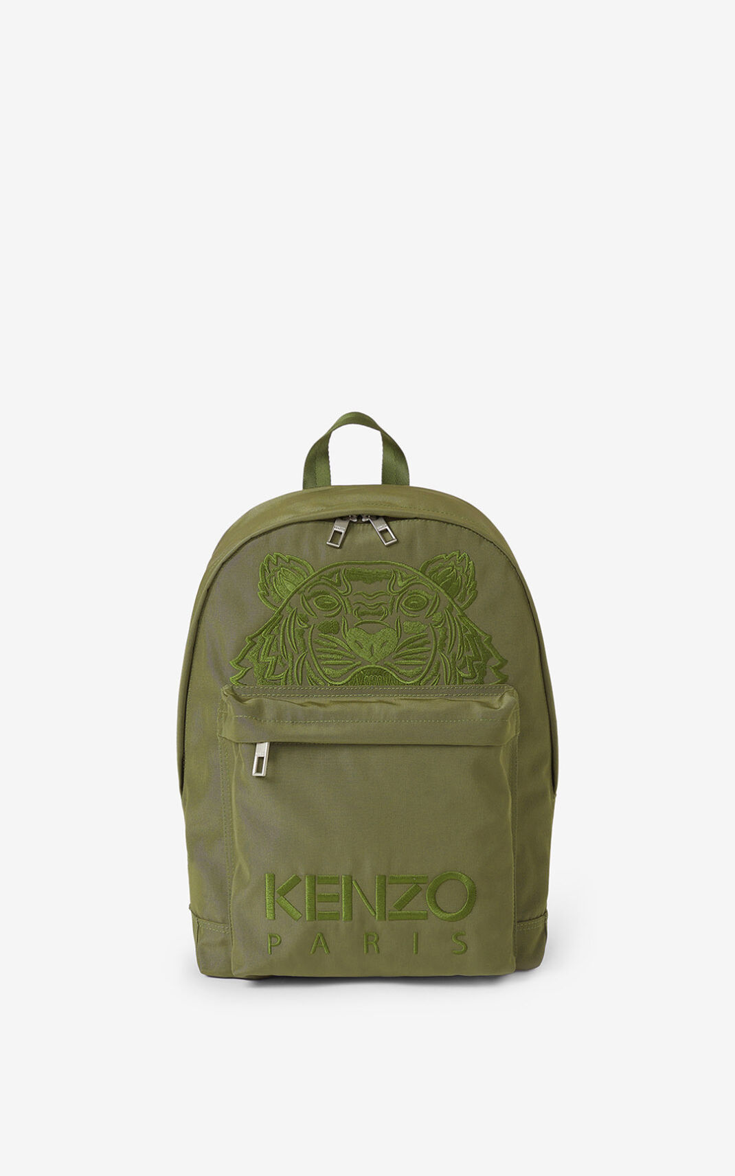 Sac À Dos Kenzo Femme Toile Kampus Tiger Vert Olive GJSOE-6972